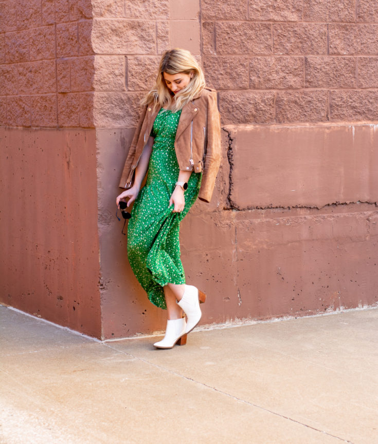 A Green Dress to Celebrate Spring with KC Homes & Style.