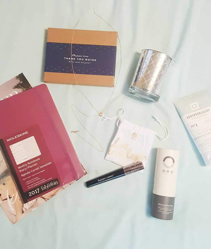 FabFitFun Winter Box.