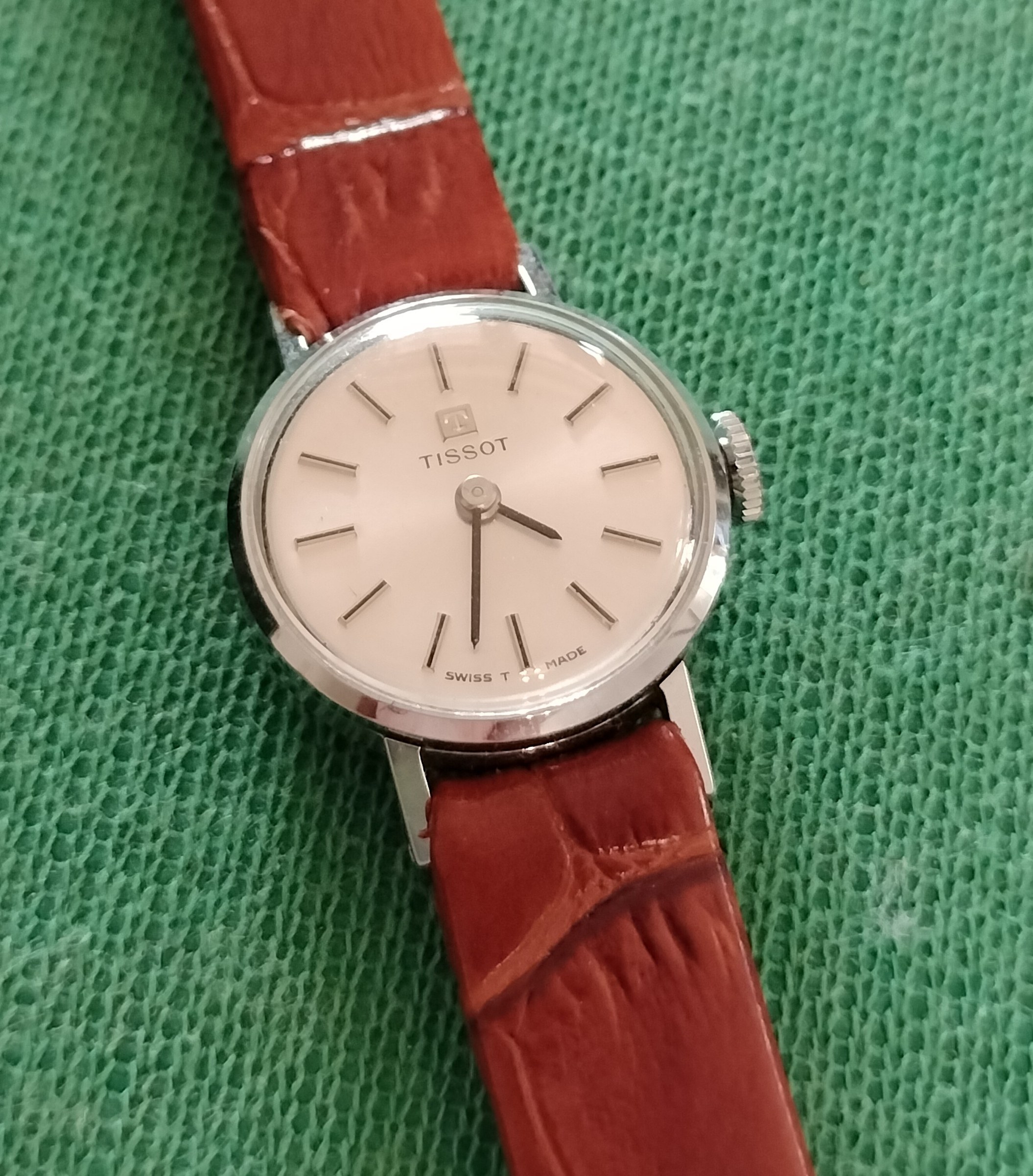 Vintage Tissot women's dress watch, approximately mid-1960s per photographer. Historical brand illustration, not a current recommended model.